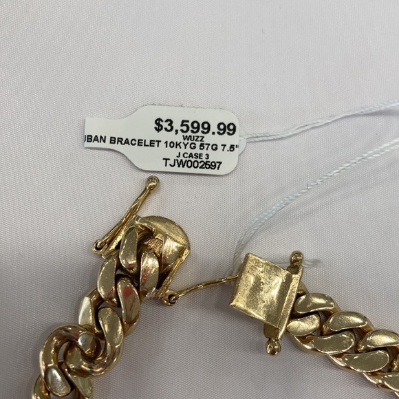 57g of 10k Cuban Link Bracelet - Picture 7 of 10